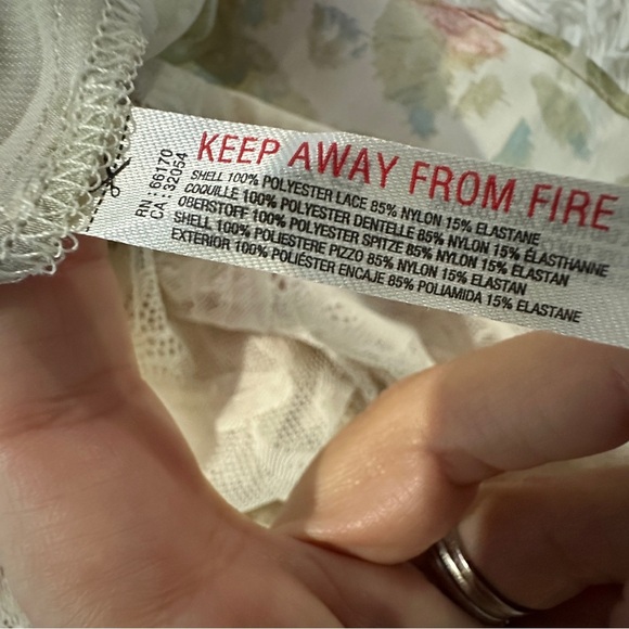 Free People Floral High Low Dress in Pink and Cream - Picture 13 of 16